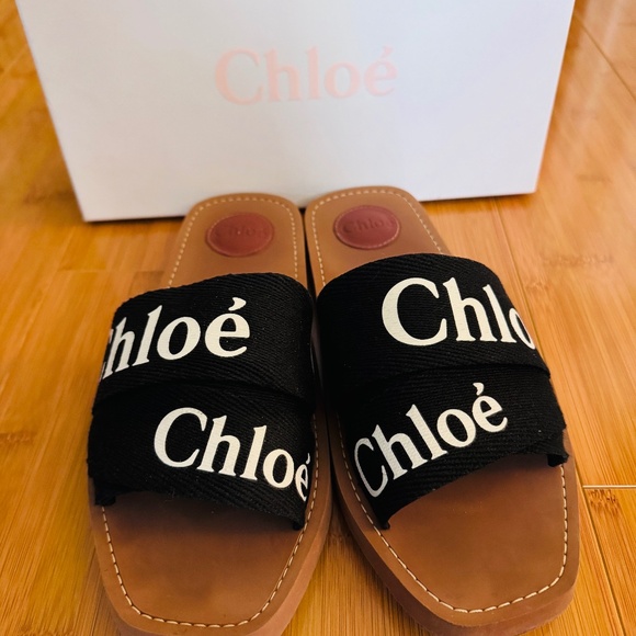 Chloe Woody Slides - Picture 1 of 4